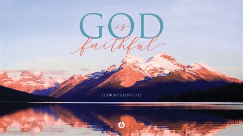 God Is Faithful Wallpaper Desktop Bible Verse Desktop Wallpaper