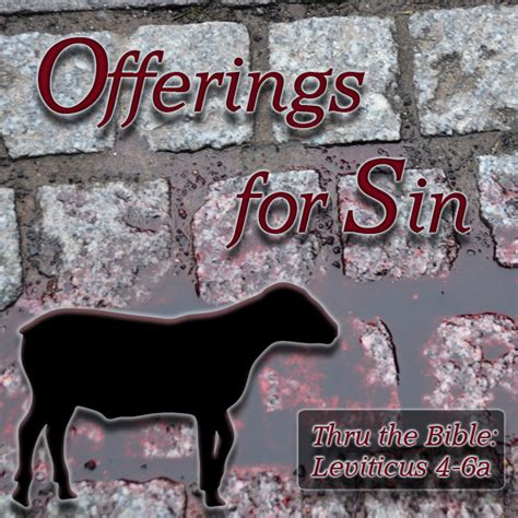 Offerings For Sin Living Grace Fellowship