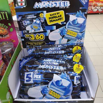 Monster dah collab with altimet & red monster for mv ni! Limited edition Mamee Monster, ghost pepper flavour is now ...