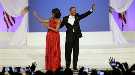 Michelle Obama Wears A Second Inaugural Ball Gown By Jason Wu