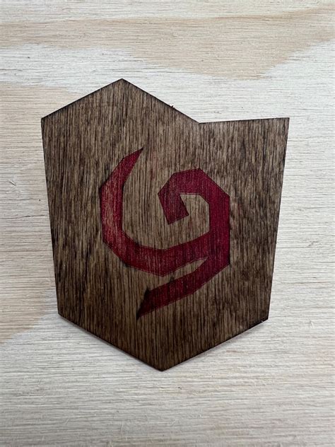 Zelda Deku Shield Wooden Sticker Etsy