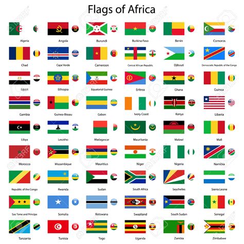 Heraldry Of Life Country Map Flags Of The World Africa