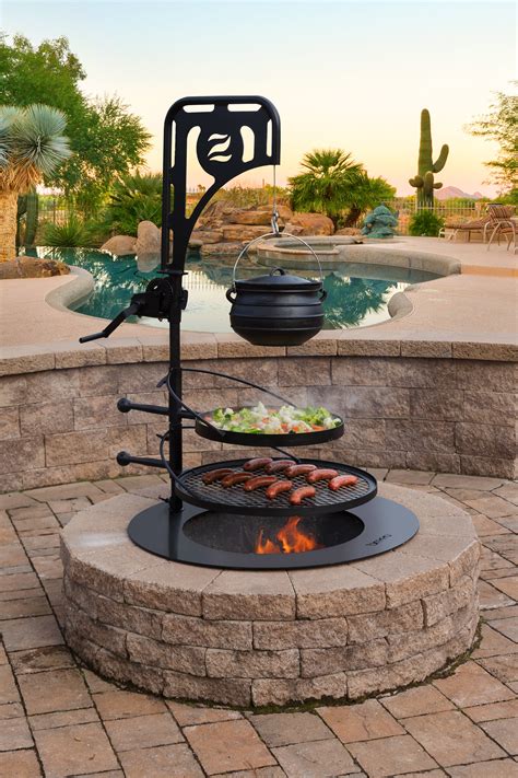 Smoke pit grill was designed to be the fusion of a gourmet restaurant and a. Zentro Smokeless Round Fire Pit Steel | Breeo