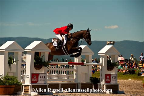 Show Jumping Competition In Fei World Cup Eventing At Rebecca Farms In
