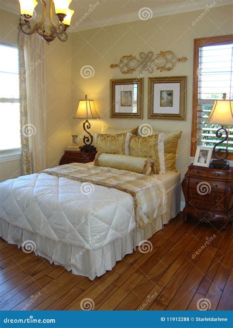 Beautiful Bed Room Stock Photo Image Of Interior Light 11912288