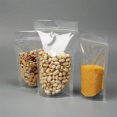 Wholesale Plastic Clear Stand Up Pouch