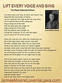 The Negro National Anthem...some very true and powerful words...All ...