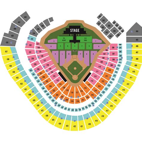 Brewers Stadium Seating Chart Map Two Birds Home