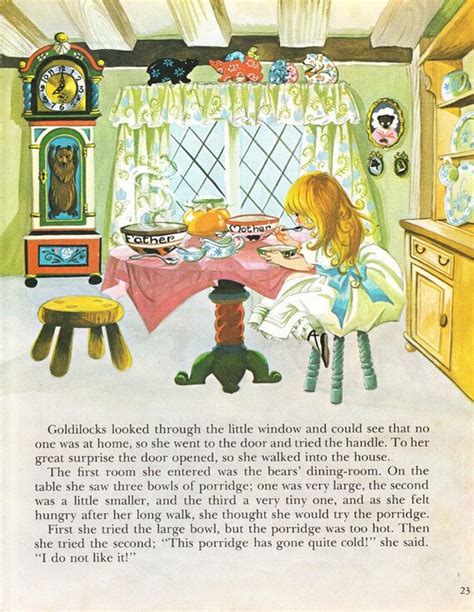 Goldilocks And The Three Bears Vintage Illustration 25398 Hot Sex Picture