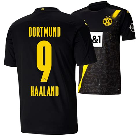 Verkaufe hier das bereits ausverkaufte und nicht mehr erhältliche trikot von borussia gestern, 22:32. Puma Borussia Dortmund Auswärts Trikot HAALAND 2020/2021 ...