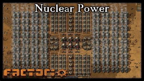 Nuclear Power Plant Factorio Tutorials Youtube