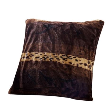 Animal Zebra Leopard Print Pillow Case Sofa Waist Throw Cushion Cover