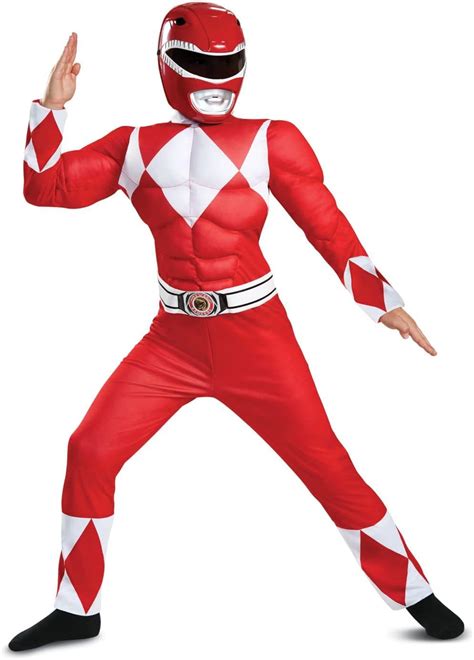 Red Ranger Muscle Costume Official Power Rangers Costume