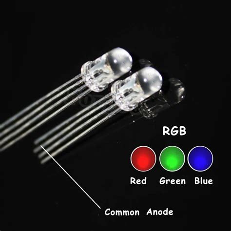 1000pcs Lot Multicolor 4pin 5mm RGB Led Diode Common Anode And Common