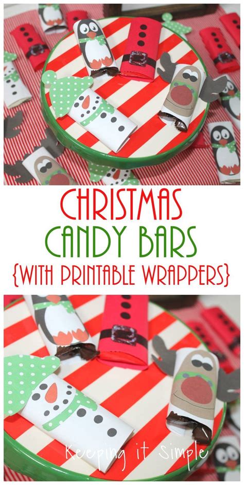 Grab a few candy bars and keep these stashed in your house/car/purse for the next few days. Easy Christmas Treat - Candy Bars with Printable Wrappers ...