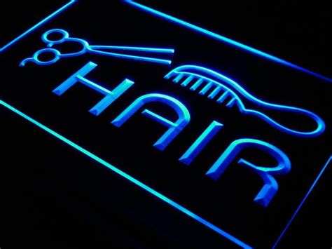 Barbers And Hair Salons Advpro Led Neon Light Wood Signs For Business