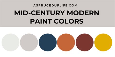 Mid Century Modern Paint Colors A Spruced Up Life