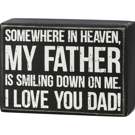 I Love You Dad Box Sign Primitives By Kathy