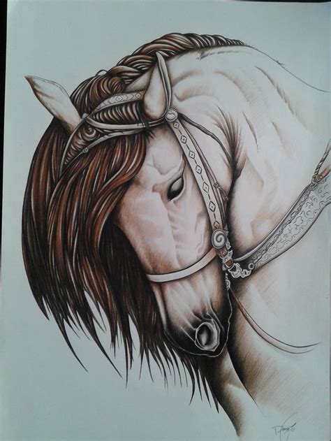 Horse Por Daniel23 Animales Dibujo Caballo Lapiz