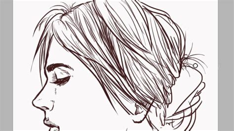 Sideways Face Drawing At Getdrawings Free Download