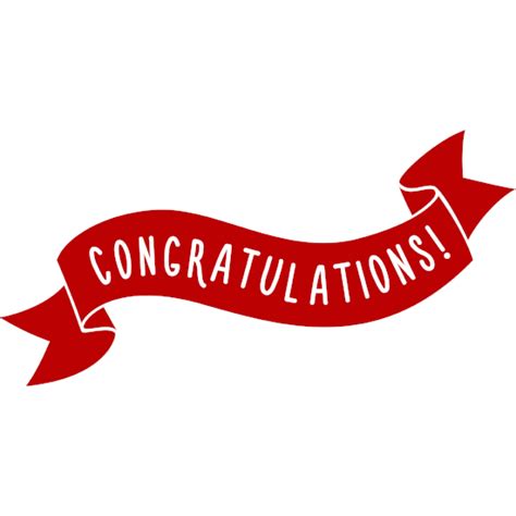 Congratulations Window Cling Red Ribbon Congratulations Graduate