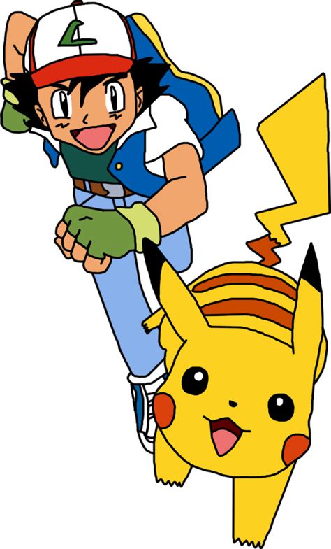 Ash And Pikachu By Mighty355 On Deviantart