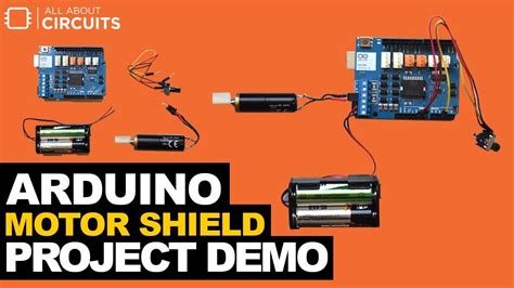 Arduino Motor Shield Project Demo Youtube