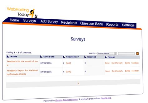 PHP Online Survey Script Free Web Survey Software
