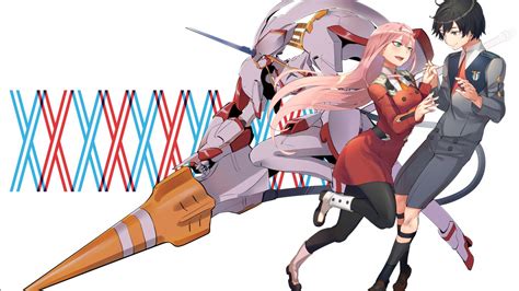 Darling In The Franxx Zero Two Hiro Zero Two And Hiro