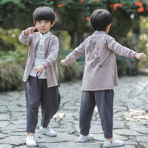 Boys Tang Suit For Kids Childrens Hanfu Boys Chinese Style Tang Suit