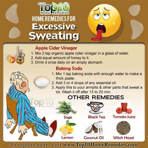 Home Remedies For Excessive Sweating Top 10 Home Remedies