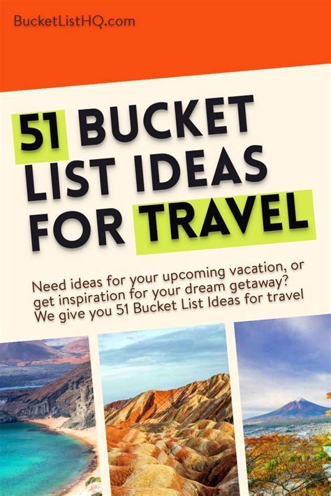51 Bucket List Ideas For Travel In 2020 Travel Bucket List Travel