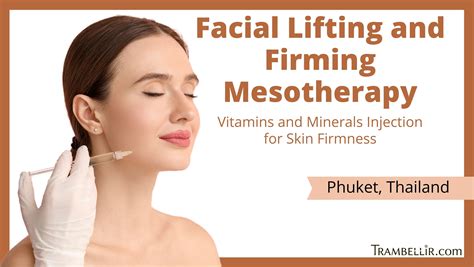 facial lifting and firming mesotherapy vitamins and minerals injection for skin firmness