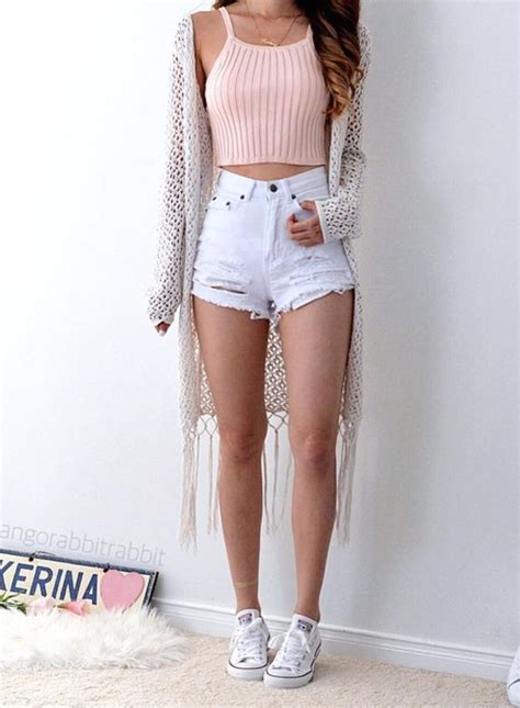 Summer Trendy Cute Crop Tops Sleep Outfit Crop Top Outfits Crop Top And Shorts Duhawk