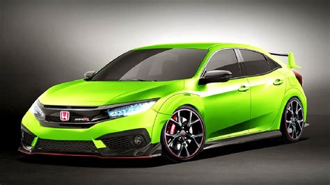 Youtube's collection of automotive variety! Honda Civic Type R Hatchback 2016 first look - YouTube