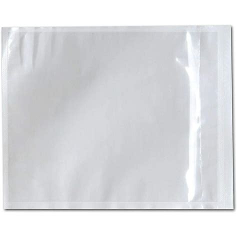 Clear Packing List Enclosed Envelopes 6x9 Inch 1000 Pack Side