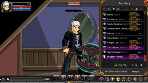 Selling Aqw Account Level 85 2013 Void Highlord 14 More