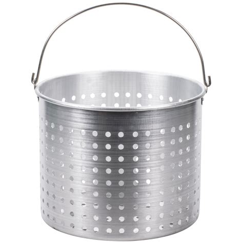 40 Qt Aluminum Stock Pot Steamer Basket