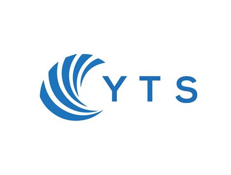 Yts Letra Logo Diseño En Blanco Antecedentes Yts Creativo Circulo