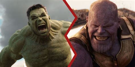 Vengadores Endgame Hulk Vs Thanos Peliculas Marvel