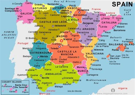 Lesen sie bewertungen über 2'473 reiseziele spanien. Karte von Spanien-holiday-resorts - Karte von Festland ...