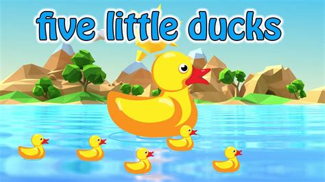 Five Little Ducks Animated Songs Youtube Erofound