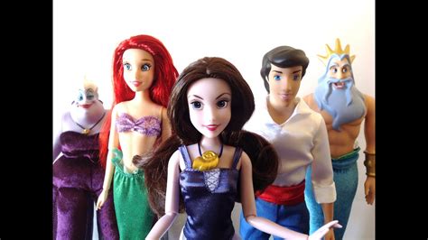 Disney Store The Little Mermaid Deluxe Doll T Set 2013 Review Part 3