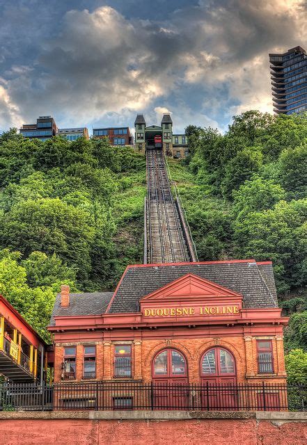 Duquense Incline Vertical Pittsburgh Pennsylvania Beautiful Places In