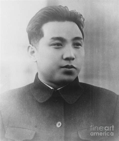 North Korean Premier Kim Il Sung By Bettmann