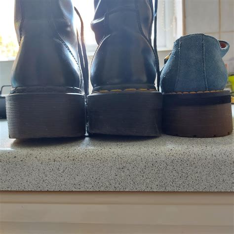 Sole height comparison: Jadon (middle) vs Envy sole (left) vs vintage