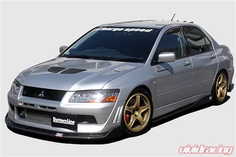 Chargespeed Bottom Line Carbon Front Lip Spoiler Mitsubishi Evo Ix