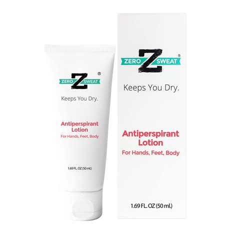 Buy Zerosweat Antiperspirant 20 Deodorant Lotion Clinical Strength