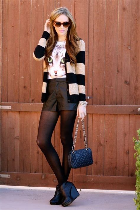 Cute Leather Shorts Outfits 30 Ways To Wear Leather Shorts
