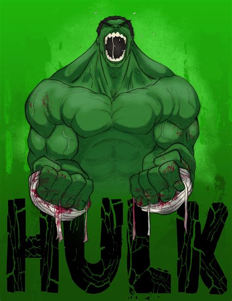 Im A Comic Book Artistart Teacher Heres A Hulk Poster I Made